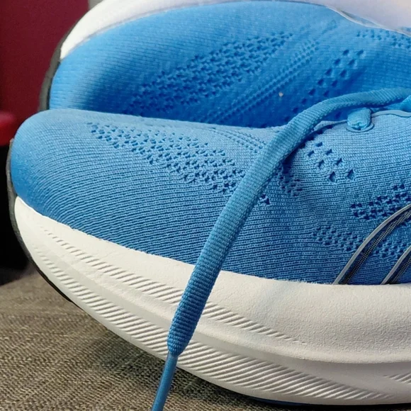 ASICS GEL NIMBUS 26 Men's Running Shoes Waterscape/ black Size 11.5 - Picture 4 of 16